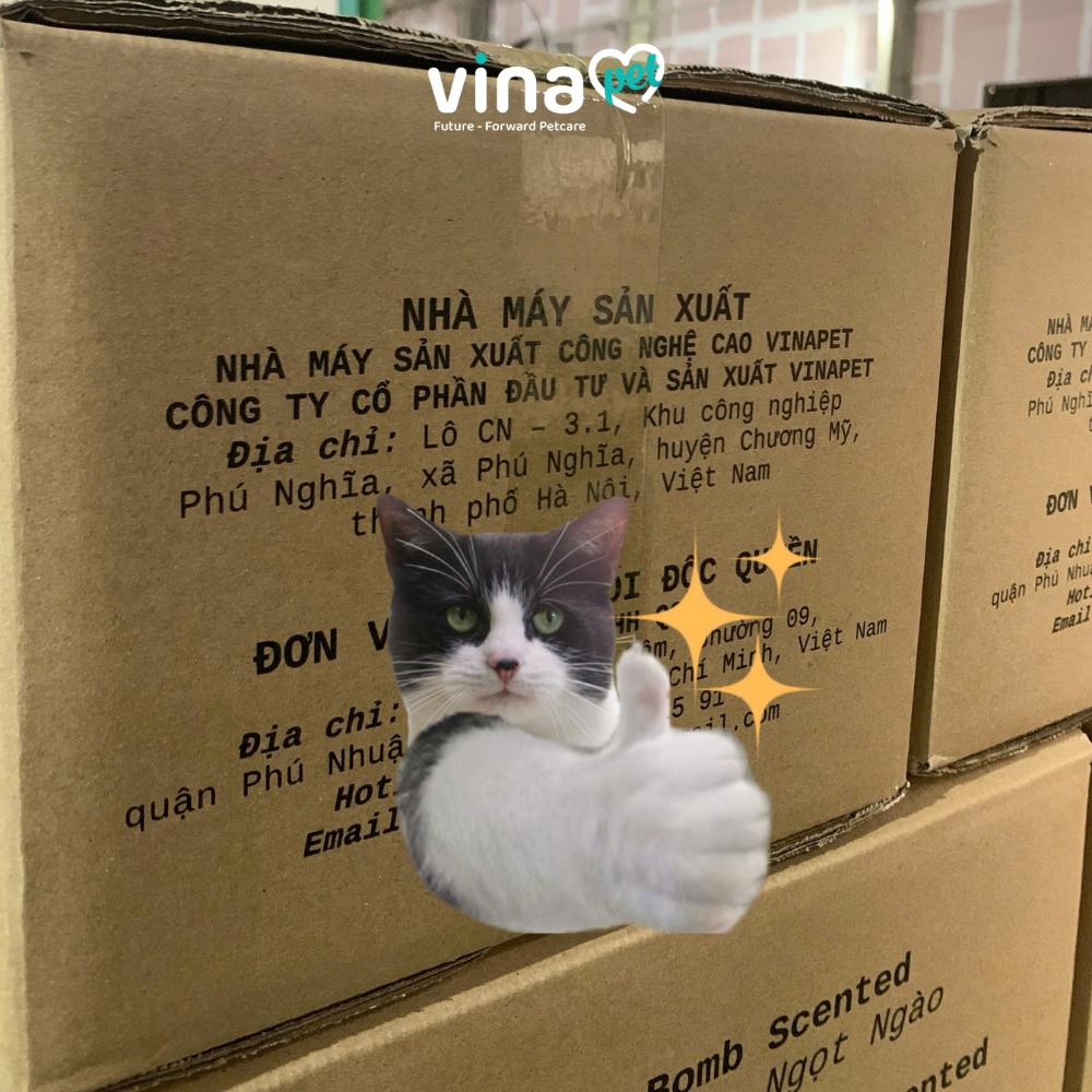 Vinapet gia công cát mèo theo yêu cầu
